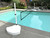 24" Tall Volleyball Net Set-Up Low To The Water