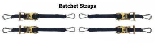 4 Corner Ratchet Strap Volleyball Net Tension Kit
