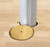 5-Inch-SP: 3.5" and 3" Sockets with a 5" O.D. Brass Swivel Plate