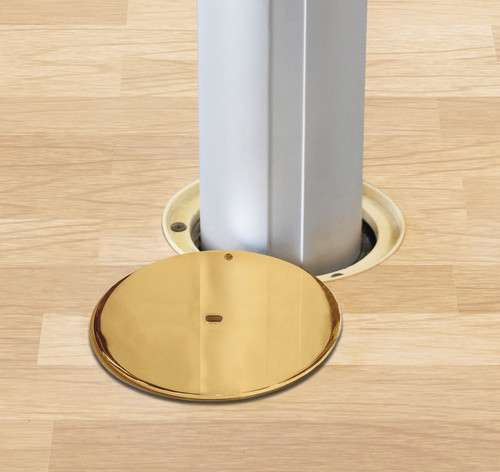 5-Inch-SP: 3.5" and 3" Sockets with a 5" O.D. Brass Swivel Plate
