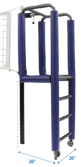 Aluminum-Clamp-On Referee Stand with Tubular Padding