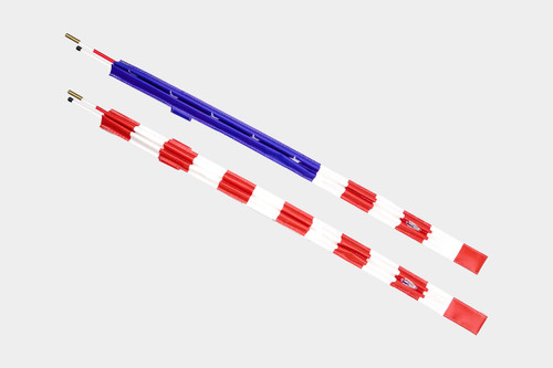 American Flag Ultra Velcro 2 or 1 Piece Volleyball Antenna Set