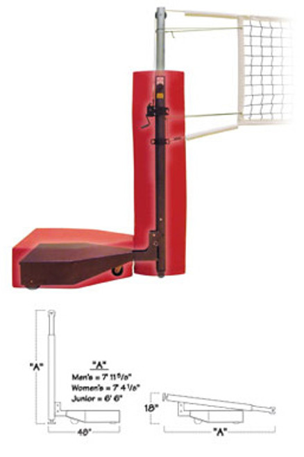 VB-CF: Collapsible Freestanding Volleyball Net System