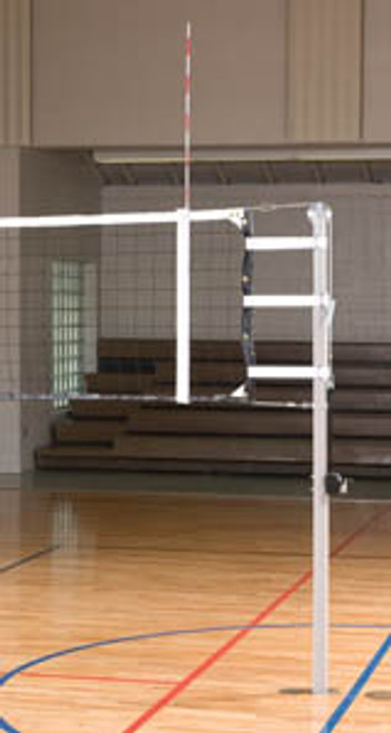 International 3" Aluminum Volleyball System - Shown without padding which can be ordered separately below.