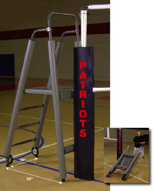 Free Standing Official Referee Stand with Tubular Padding