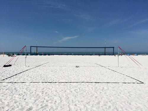 ML4 Set up on portable poles at the beach