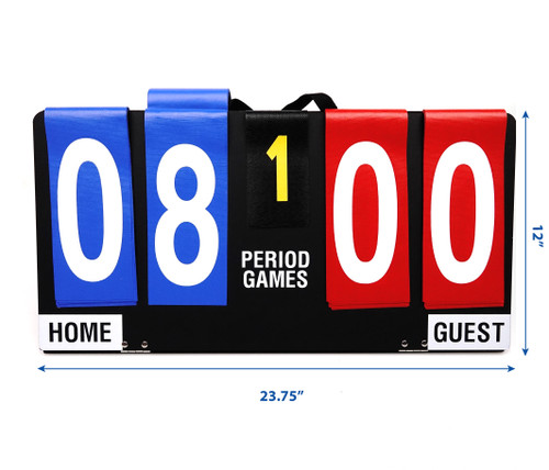 Single-Sided Individual Flap Portable Scoreboard