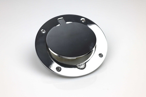 Lockable 3.5" and 3" Floating Floor Socket with High Strength Chrome Plated Steel or Brass Floor Plate