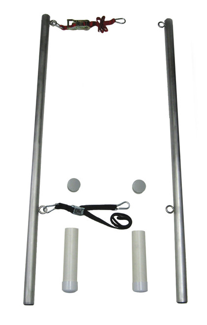 1.9" O.D. Stainless Steel Pool Volleyball Poles to fit 2" I.D. PVC Sleeves