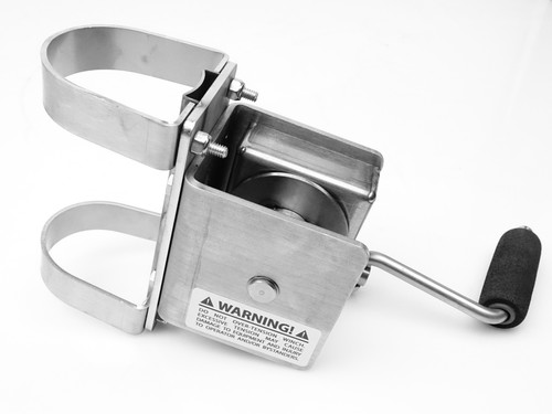 Stainless Steel / Bronze American Made 3" and 3.5" Worm Gear Winch Clamp-on